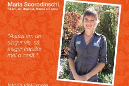 Ajut-o pe Maria Scorodinschi să cumpere o locuință pentru copii săi